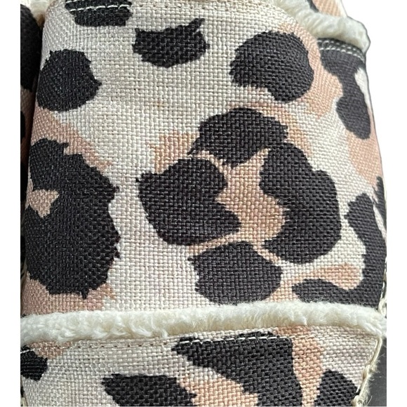 Schutz Leopard Canvas Espadrille Flats | Boho Summer Slip-On | Size 7.5 - Picture 8 of 10